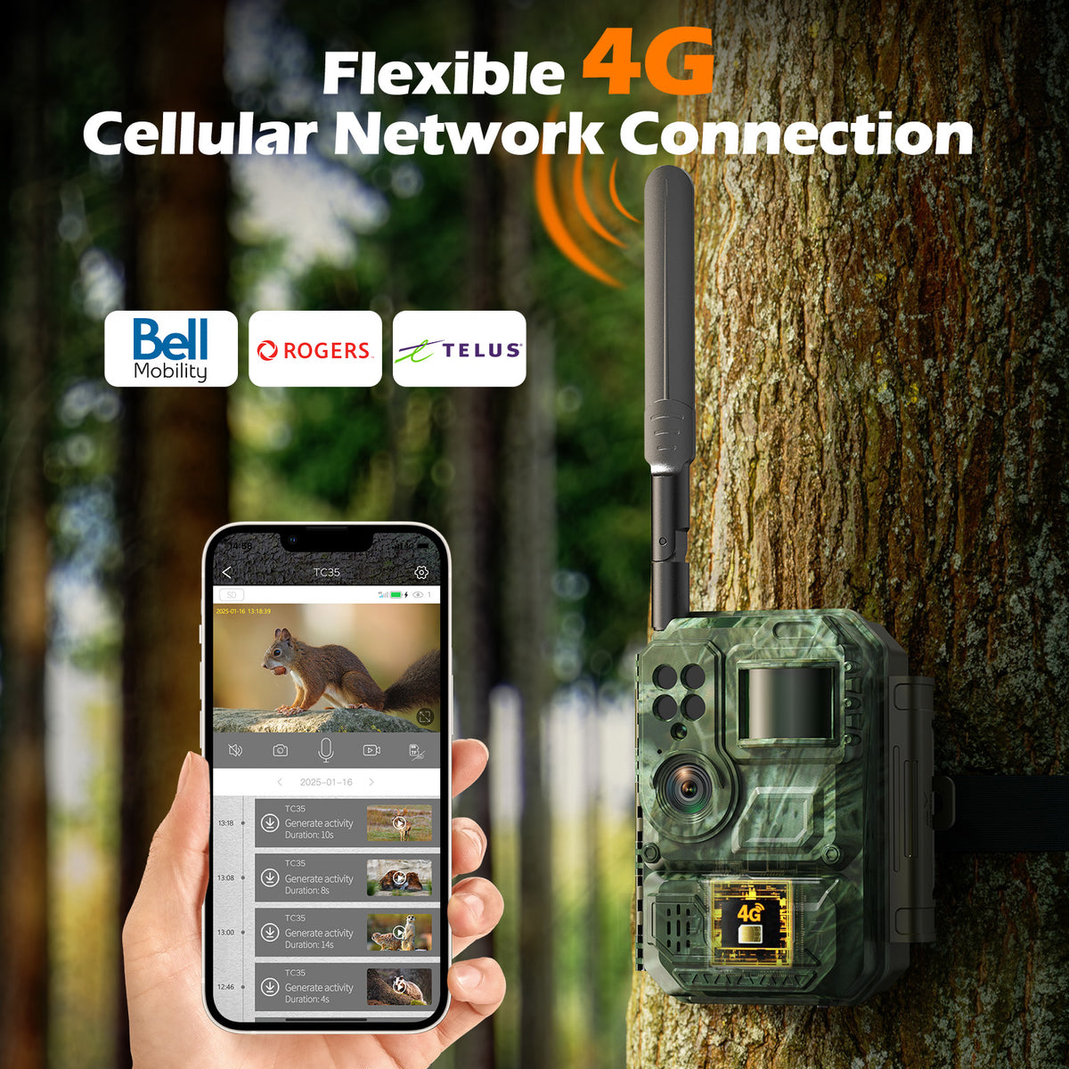 Ucon Trail Camera Data Plan Review Trail Camera, 2k HD Live