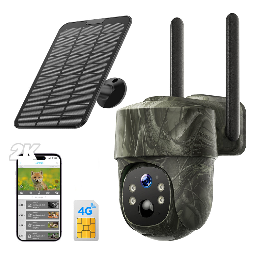 Campark 4G Trail Camera With Solar Panel Campark Focus on Cameras