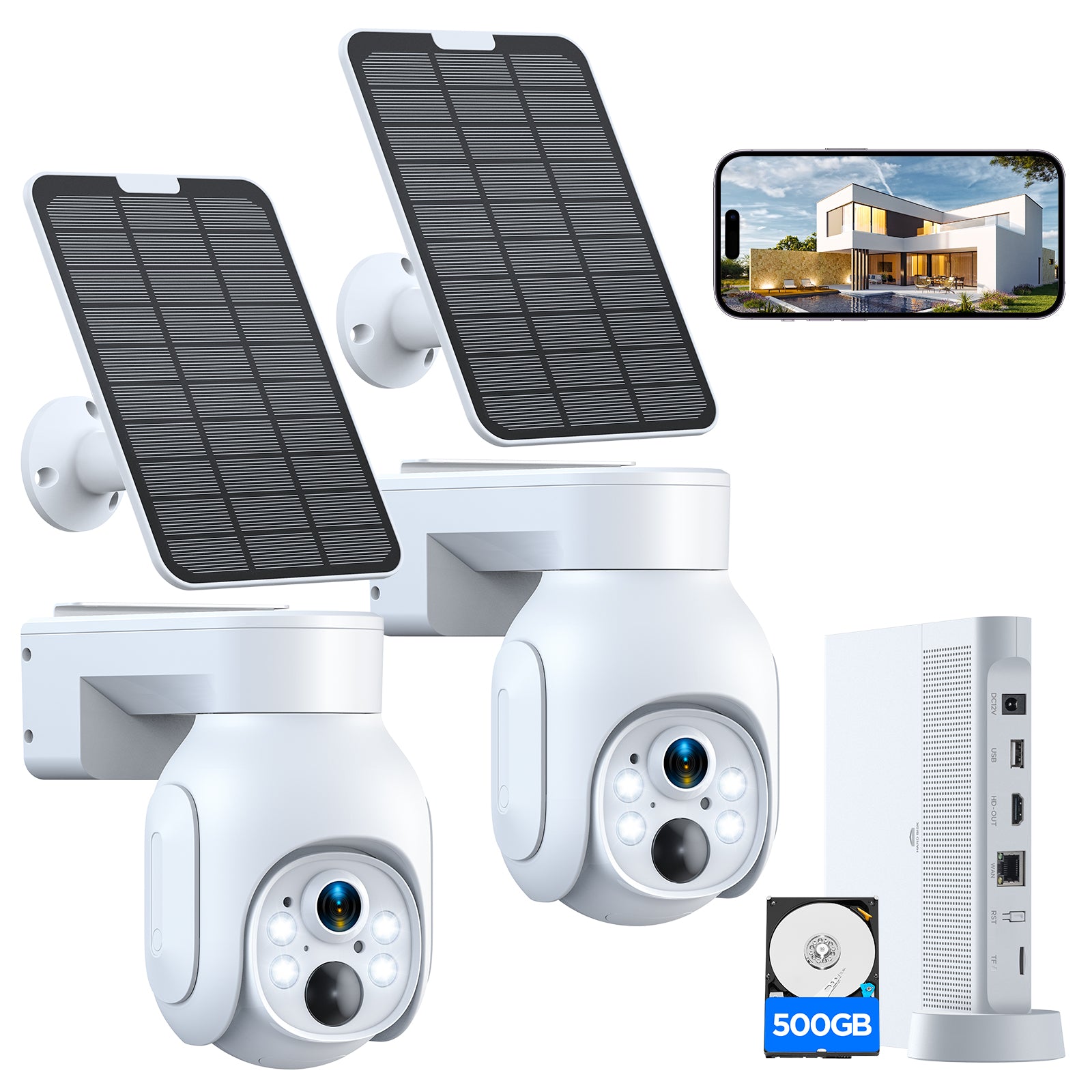 Solar-Powered Security Camera System | SC23 by Campark – Campark ...