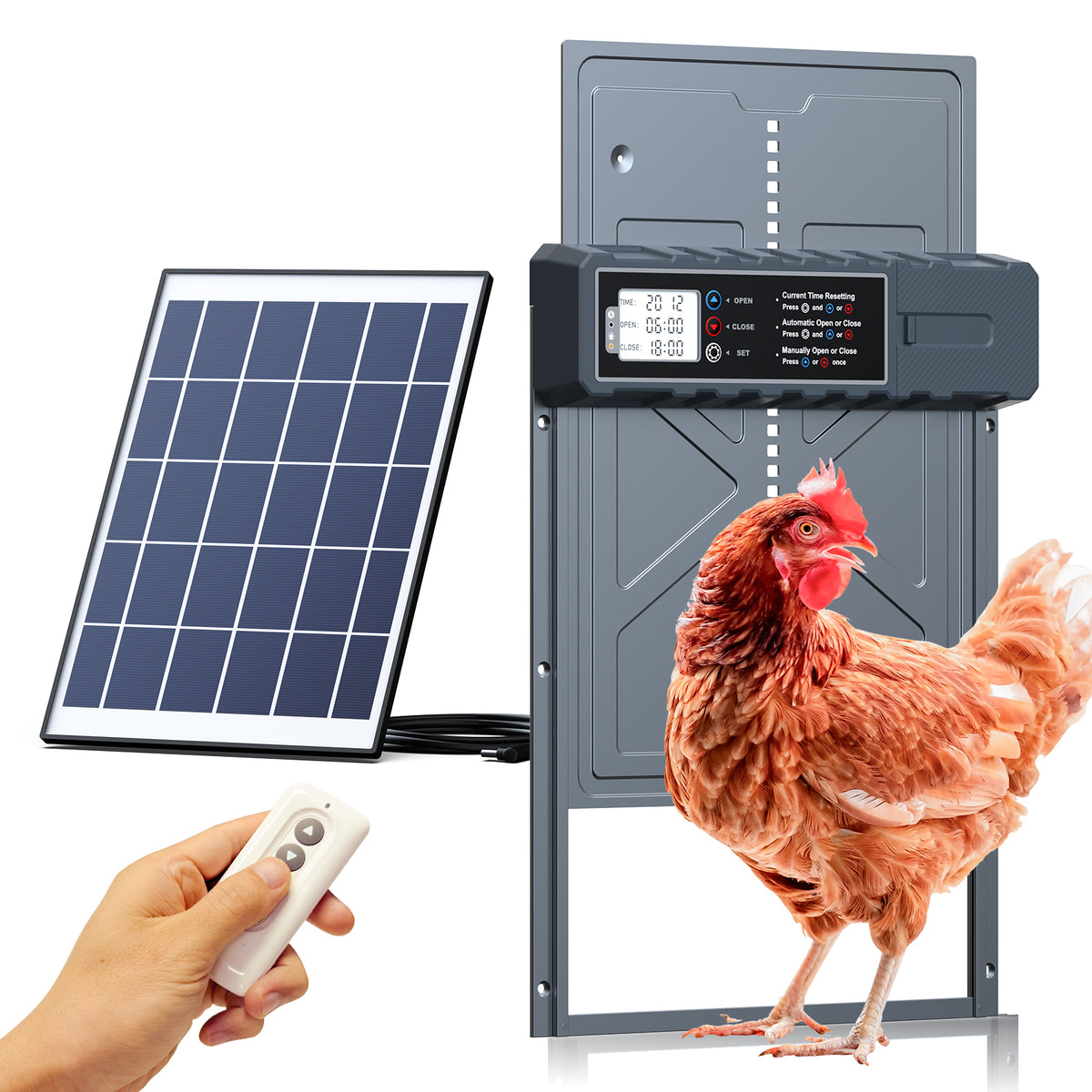 Campark Aluminum Automatic Chicken Coop Door – Campark - Focus on Cameras