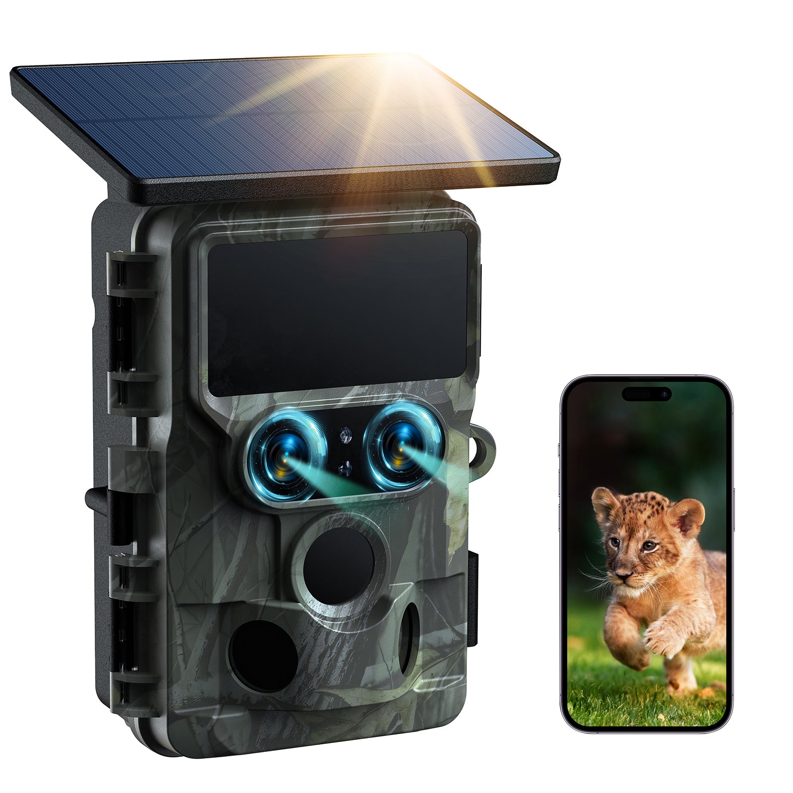 Solar Panel Toguard H70 Trail Camera Wildlife Monitoring Toguard