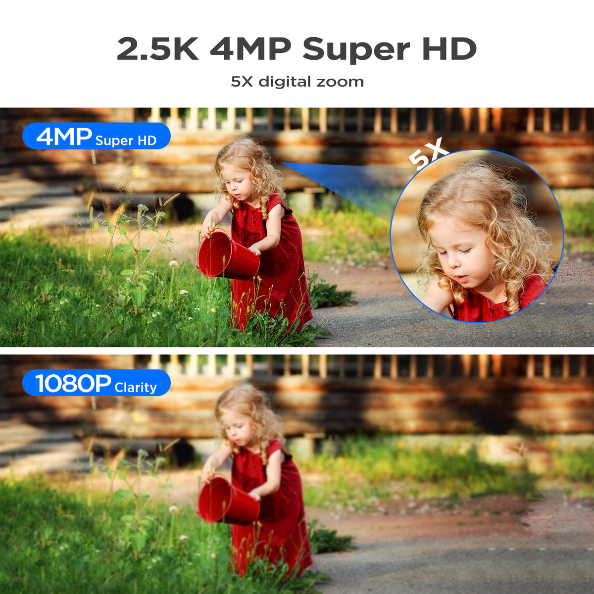 4MP Single Security Camera for SC51, SC15 Security camera system ...