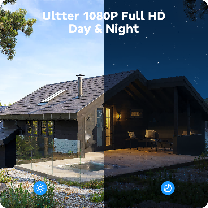 SC54 Wireless Security Camera System, NVR Surveillance Kit, Up to 16CH NVR PTZ, Free 500GB Storage