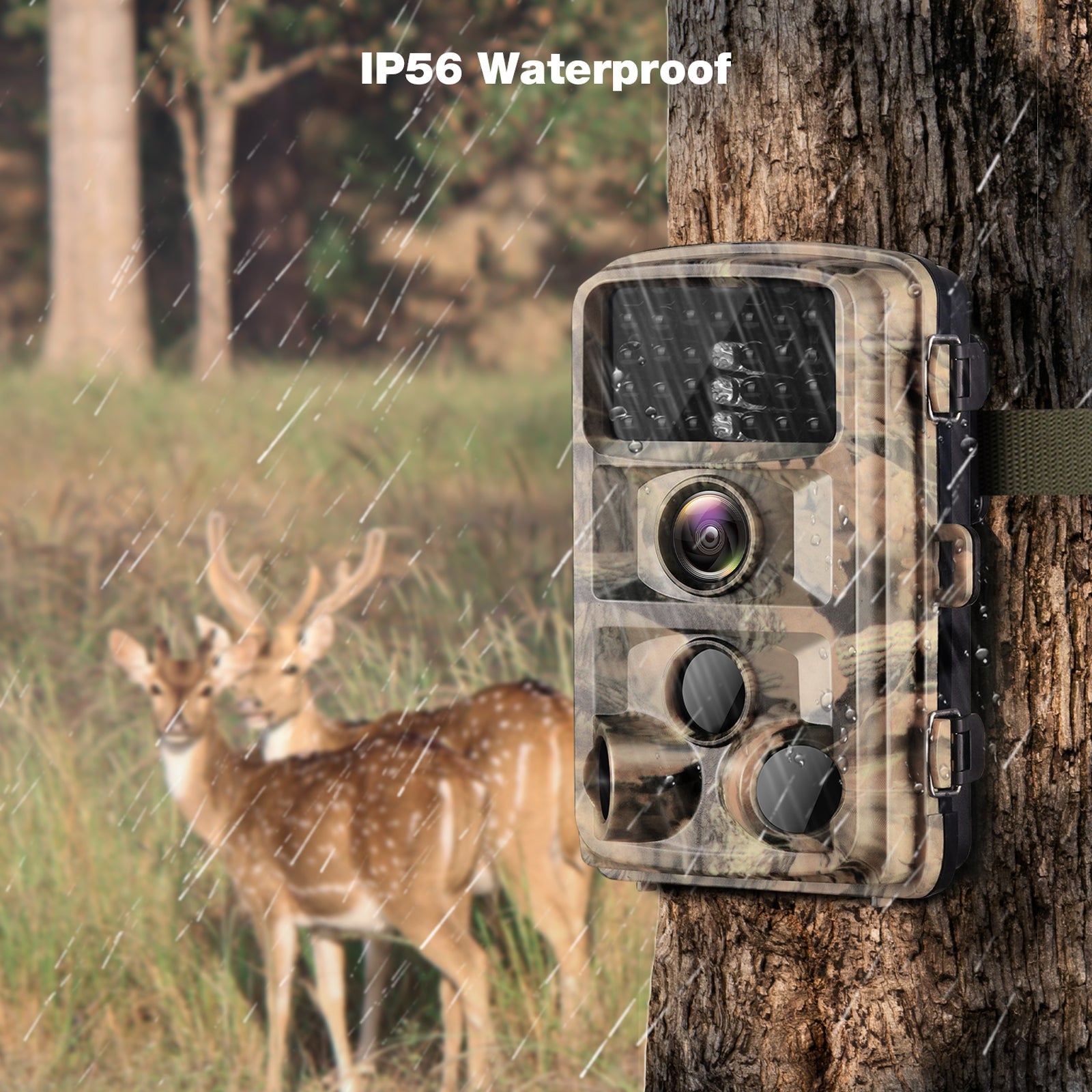 Campark 2 Pack T45A Upgrade Waterproof Trail Camera 20MP 4K Hunting Game Camera (Only Available In The US)