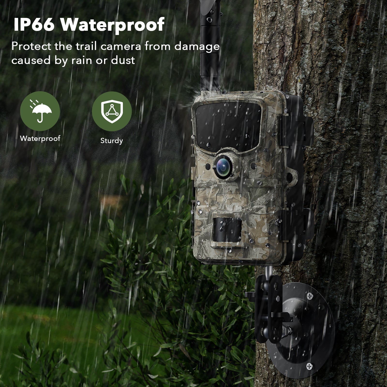 Trail Camera Monitor Campark TC20 24MP 1080P LTE Cellular Trail Camera Wireless View Outdoo ...