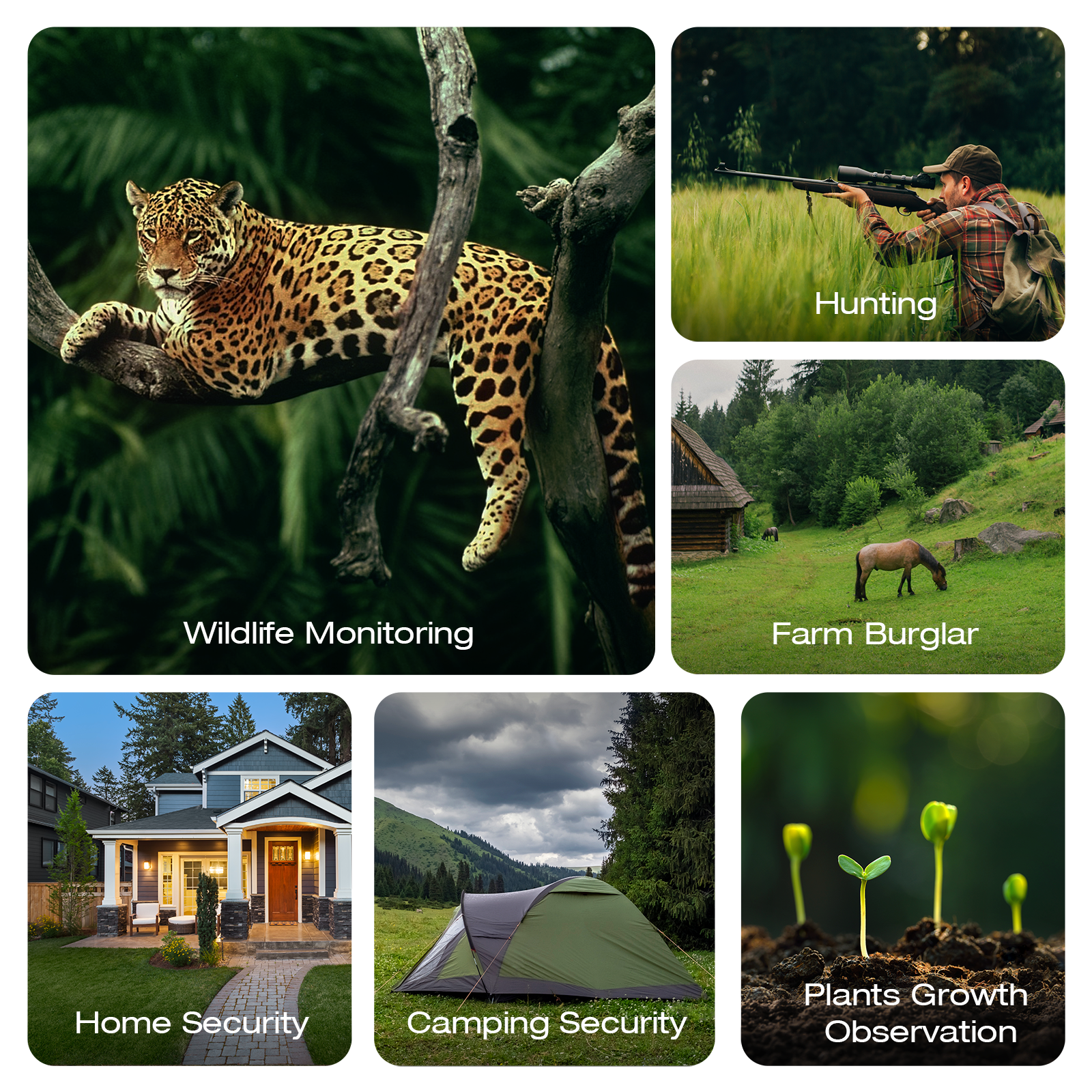 Trail Camera Solar Powered Integrated Game Camera