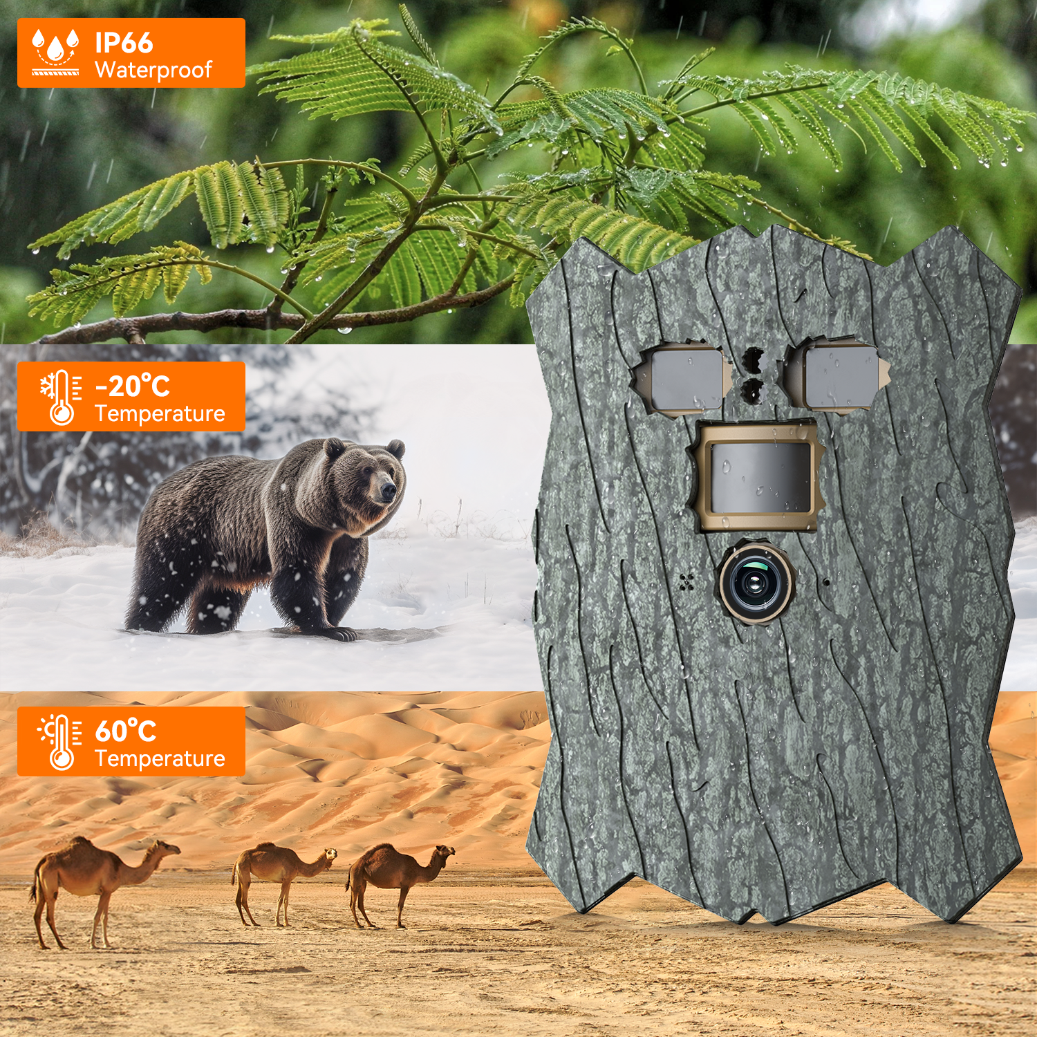 Campark TC21 Trail Camera | 4K 46MP Non-Glow | Solar Power | WiFi Campark TC21 Trail Camera | 4K 46MP Non-Glow | Solar Power | WiFi