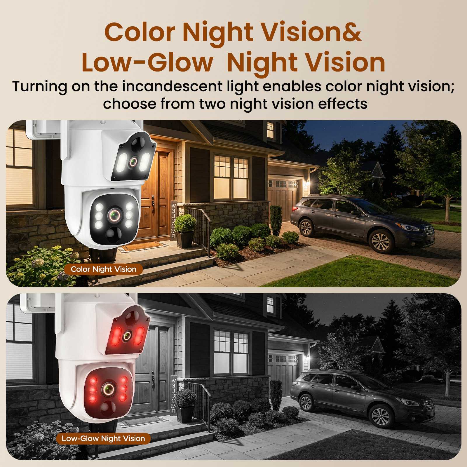 2K Dual-Lens 4G LTE Cellular PTZ Security Camera