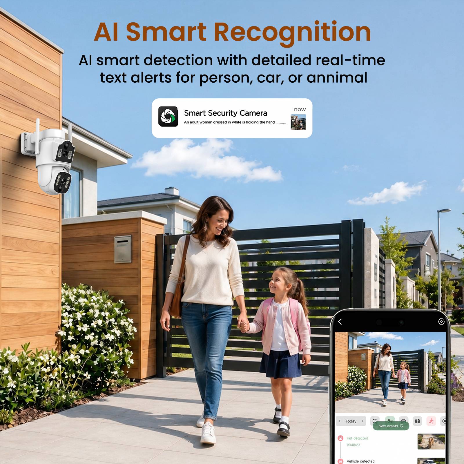 2K Dual-Lens 4G LTE Cellular PTZ Security Camera