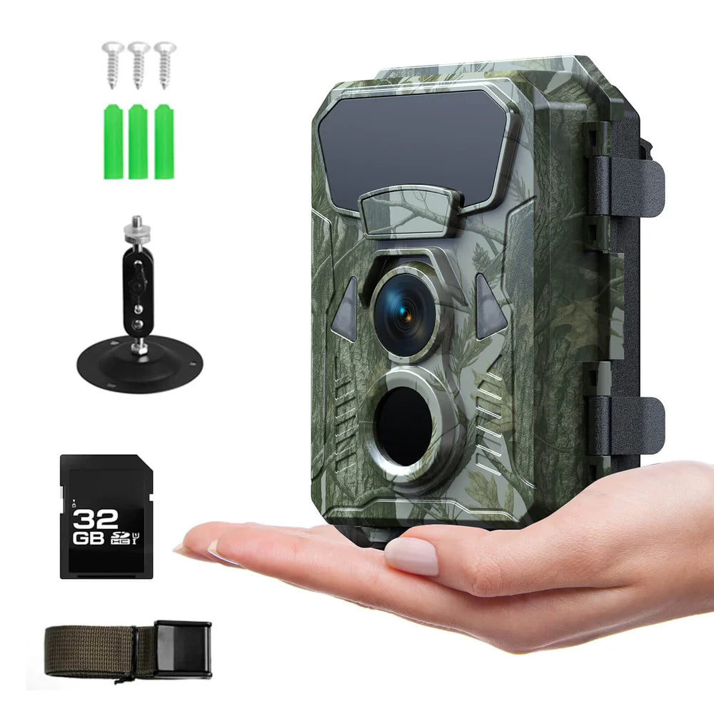 Campark TC33 Mini Trail Camera 950nm Non-Glow 4K Game Camera for Wildl ...
