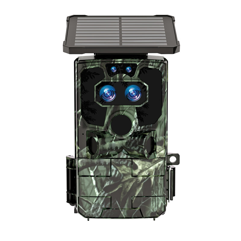 Campark TC37 Solar Trail Camera 4K 60MP Dual Lens WiFi with Night Vision