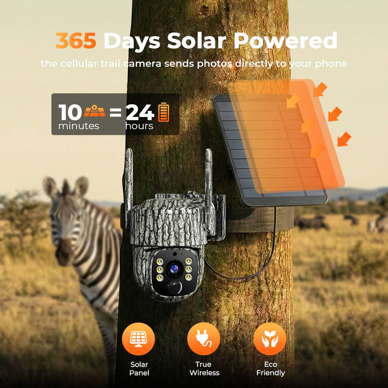 4W Solar + 7,800mAh — Always On