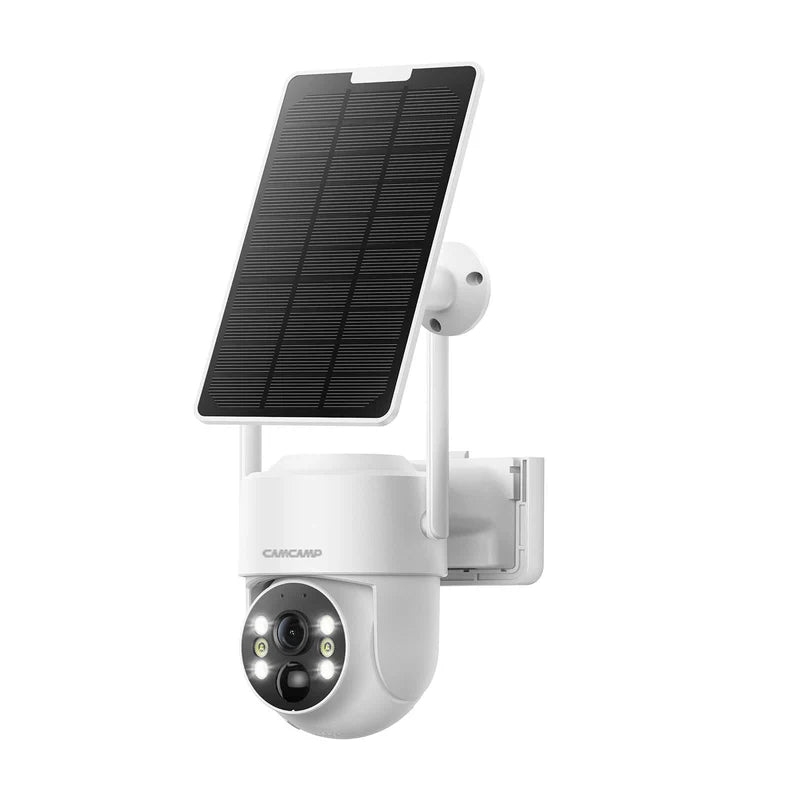 Campark SC43 2K Solar Security Camera System Wireless Home Security Cam with 10CH NVR Monitor and 500GB HDD, Color Night Vision