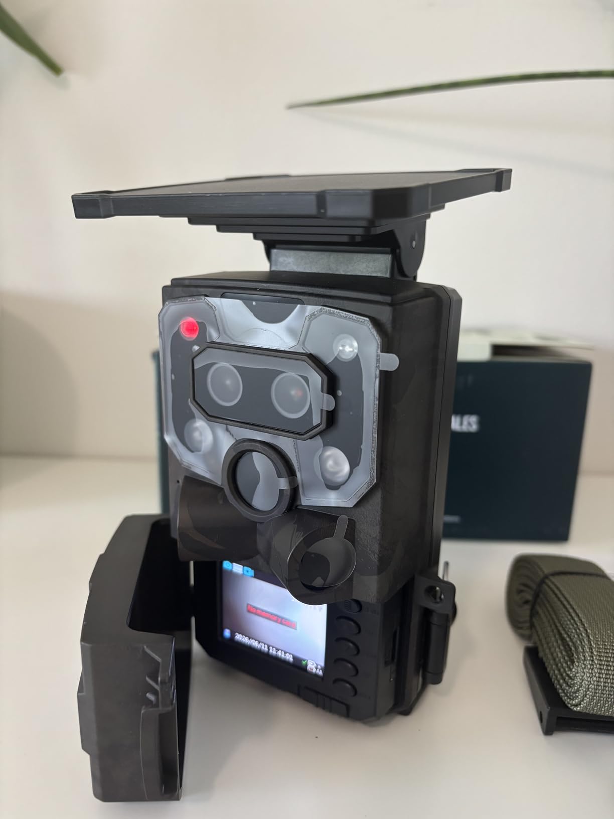 Campark TC37 Solar Trail Camera 4K 60MP Dual Lens WiFi with Night