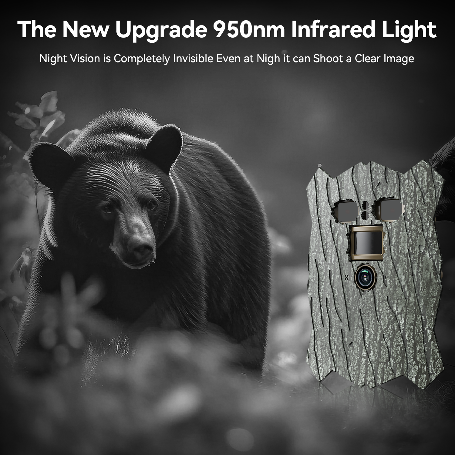 Campark TC21 Trail Camera | 4K 46MP Non-Glow | Solar Power | WiFi ...