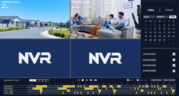 10"NVR Monitor Playback