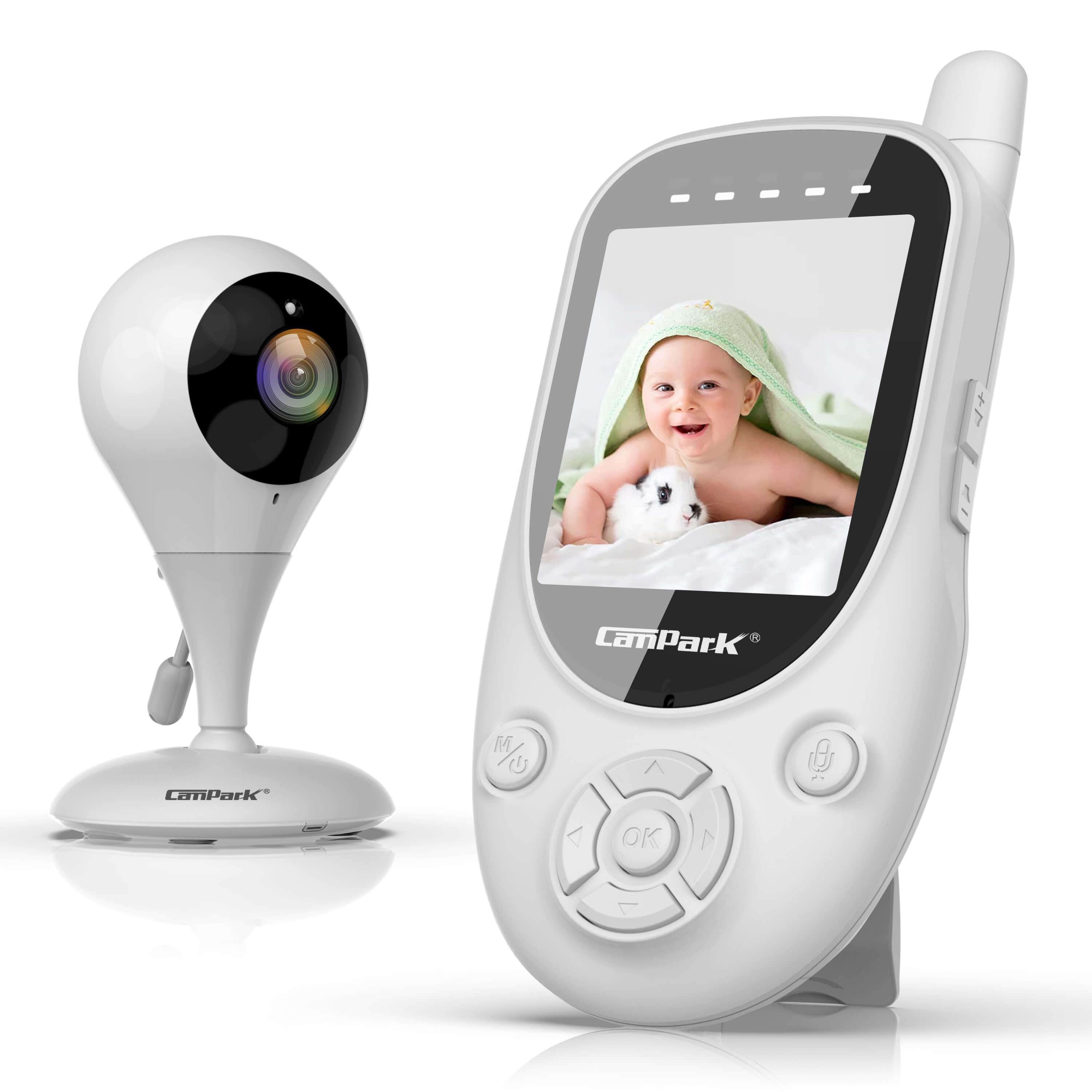 Babyphone Caméra Moniteur Digital Babyphone sans fil Musique pour  s'endormir Vidéo sans fil