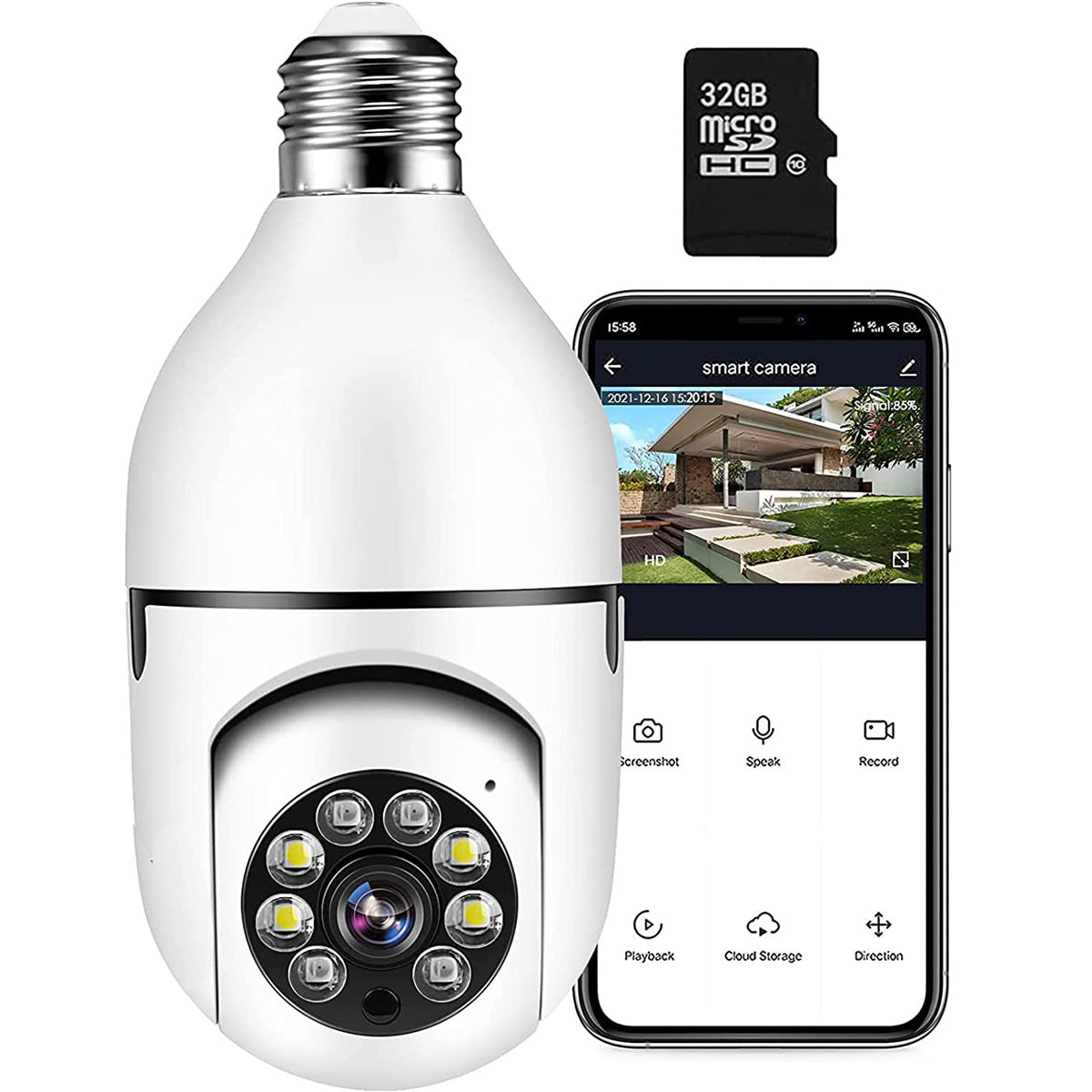 Light Bulb Wireless Security Camera - Campark – Campark - Focus on Cameras