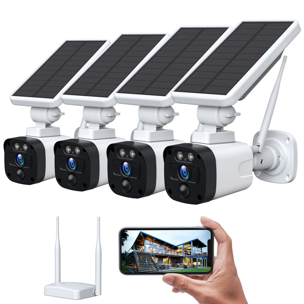 Campark SC02C Wireless Solar Security Cameras System