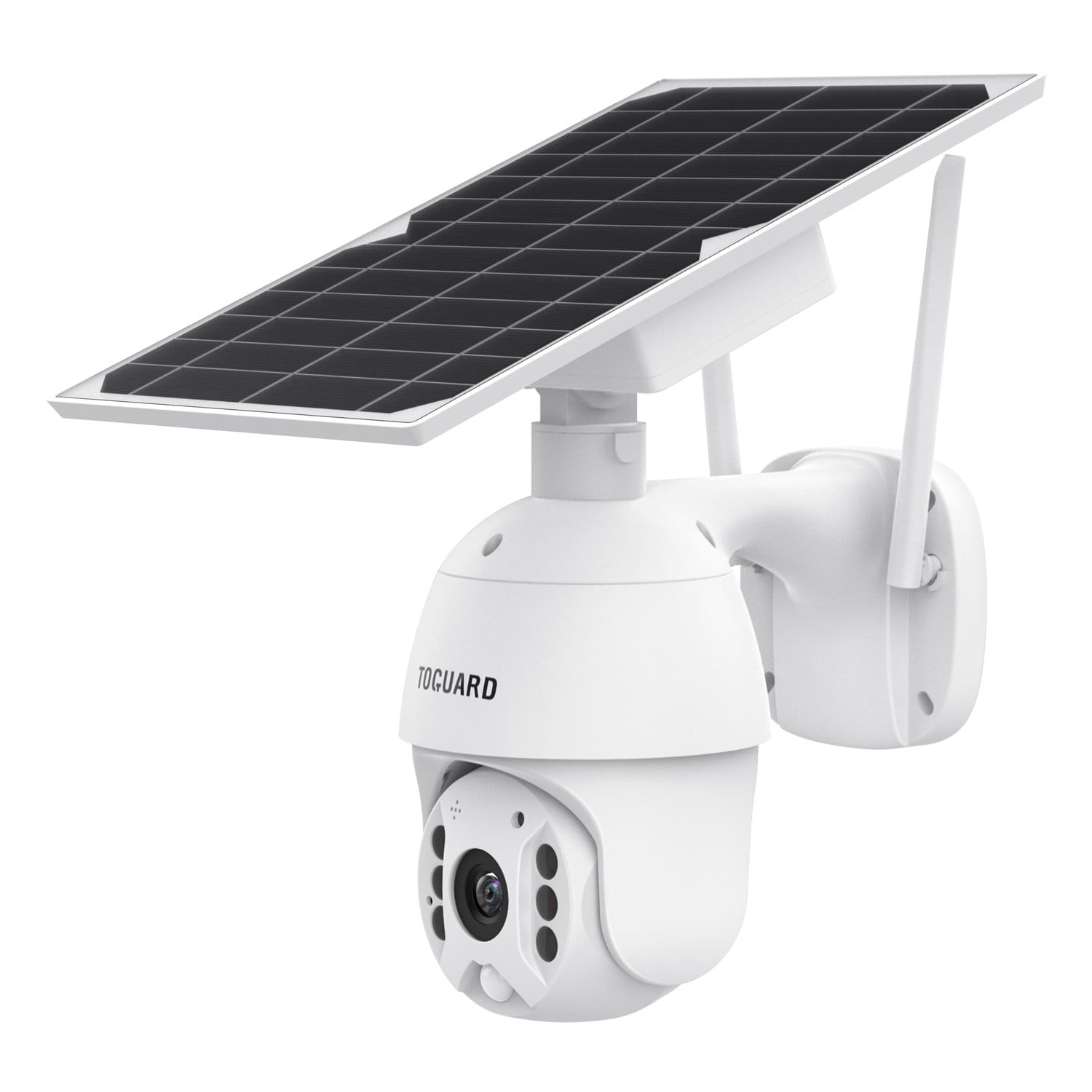 Toguard AP40 1080Pワイヤレス、ソーラーパワーバッテリー、フルカラーナイトビジョンモーション検出、屋外防犯カメラ