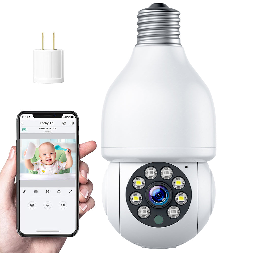 Lightbulb Security Camera With Alexa - Campark – Campark - Focus on Cameras