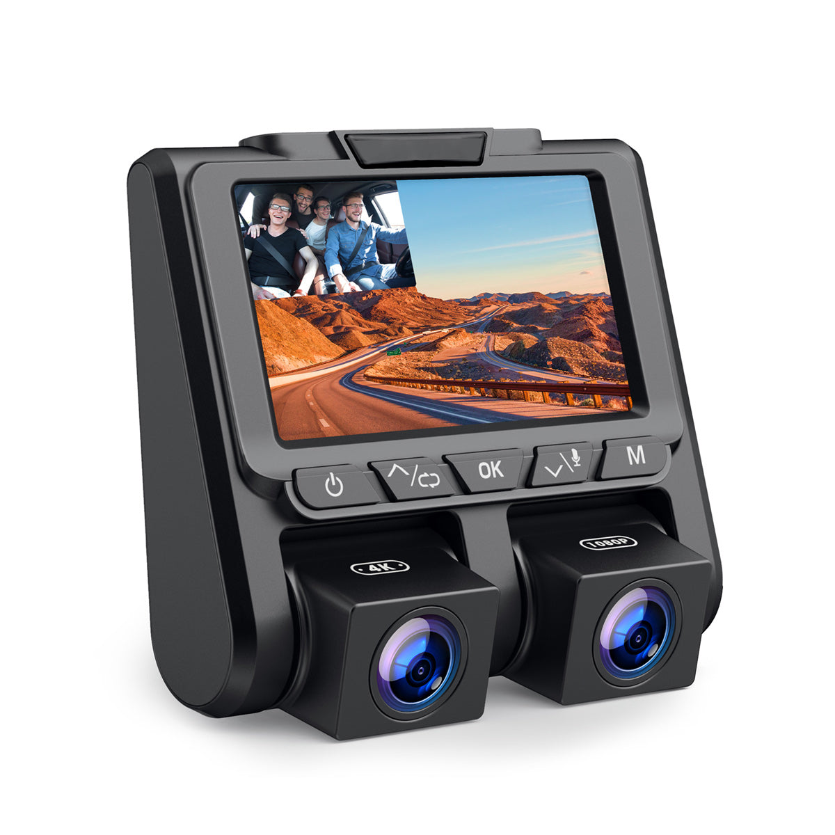 Campark CE45A 4K 3" LCD Front und Inside Carbin Dual Dashcam