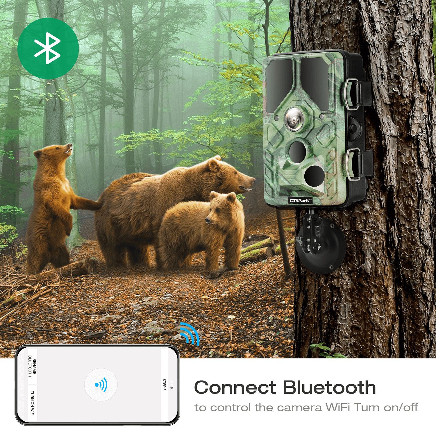 Campark Bluetooth Trail Camera-T85