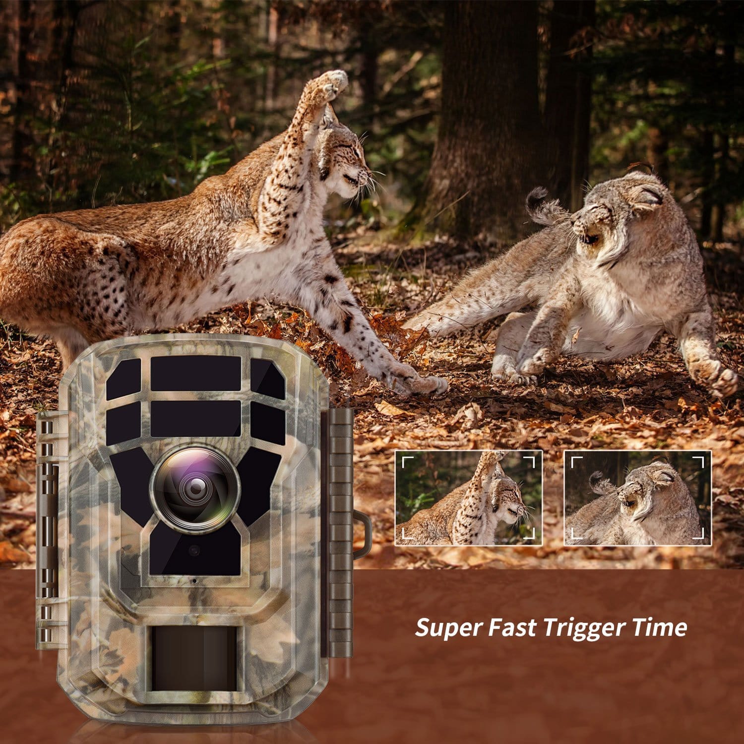 Campark T20 Trail Camera has super fast trigger time