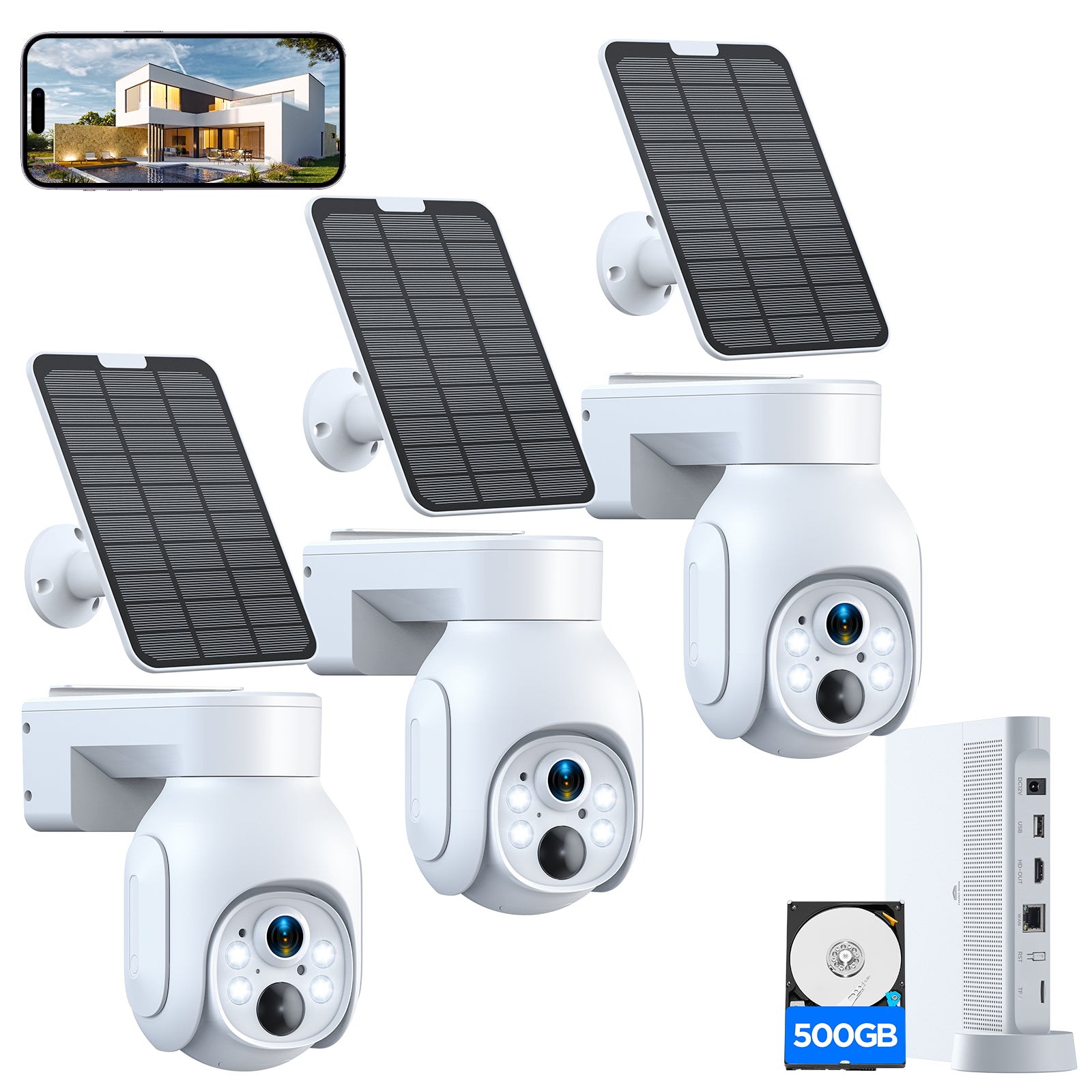 Solar-Powered Security Camera System | SC23 by Campark – Campark ...