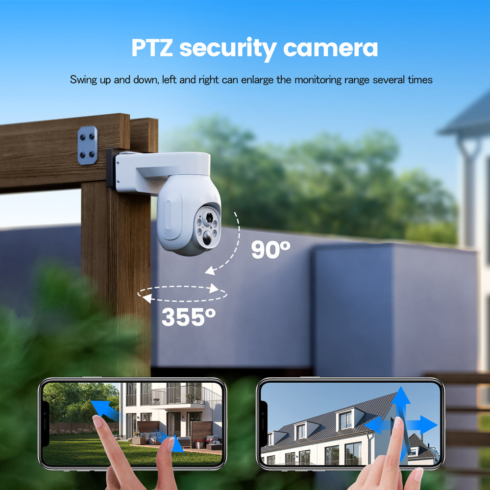 Wireless Battery Powered PTZ Security Camera