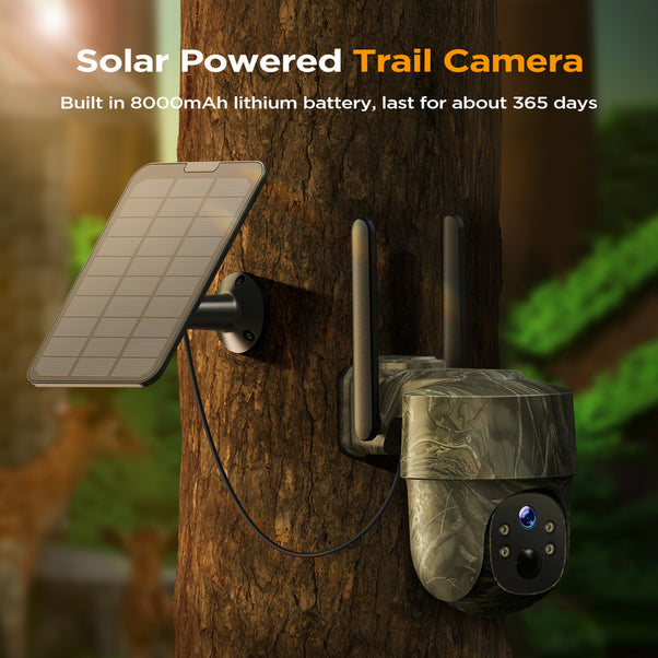 Campark 4G Trail Camera With Solar Panel