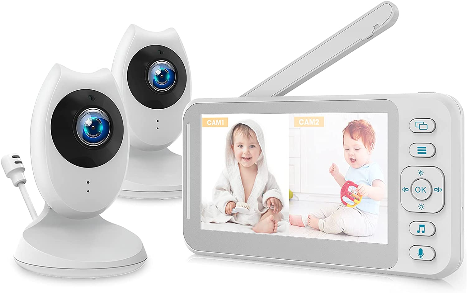Vtech Baby Monitor IeGeek Baby Surveillance Camera, 360u00b0 PTZ