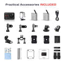 Kit Accessoires 30-en-1 Pour Caméra D'action – Compatible Avec Les Modèles EYES GO 5K, 4K - 1