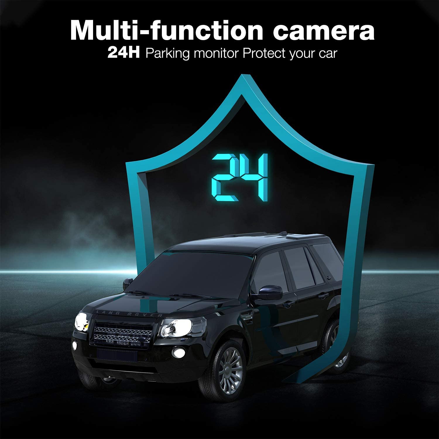 Campark DC35 Dash Camera supports 24H parking monitor