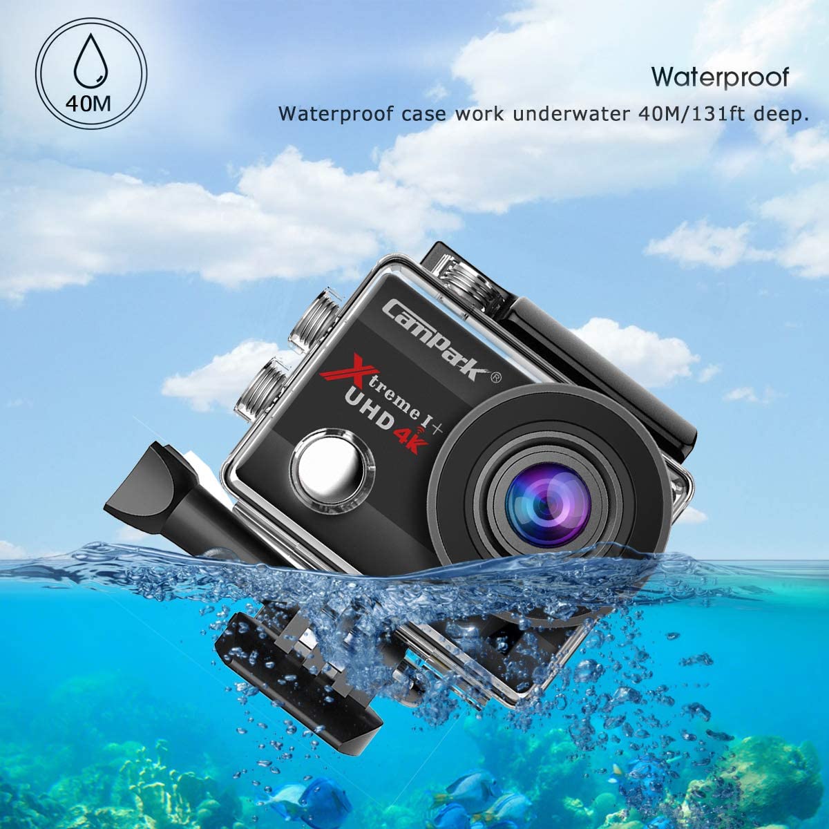 Underwater Campark ACT74A action Camera