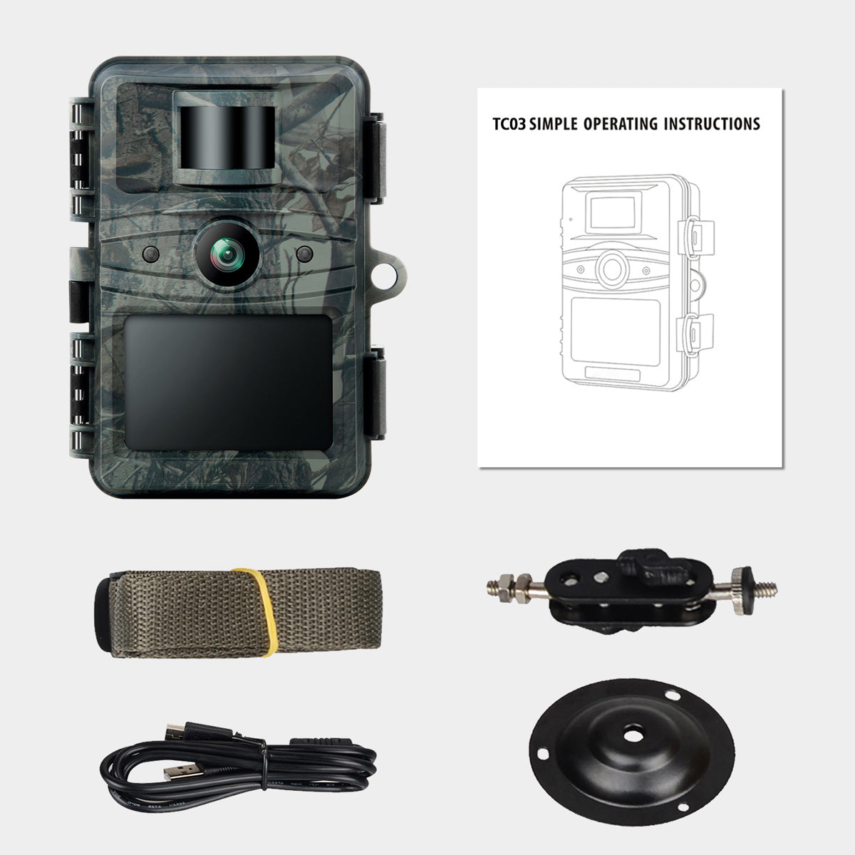 Campark TC03 4K 32MP Low Glow Flash Trail Camera （Out Of Stock in The US）